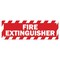 Signmission Fire Extinguisher 16in Non-Slip Floor Marker, 16" L, 16" H, FD-C-16-99936 FD-C-16-99936 - alternate 1